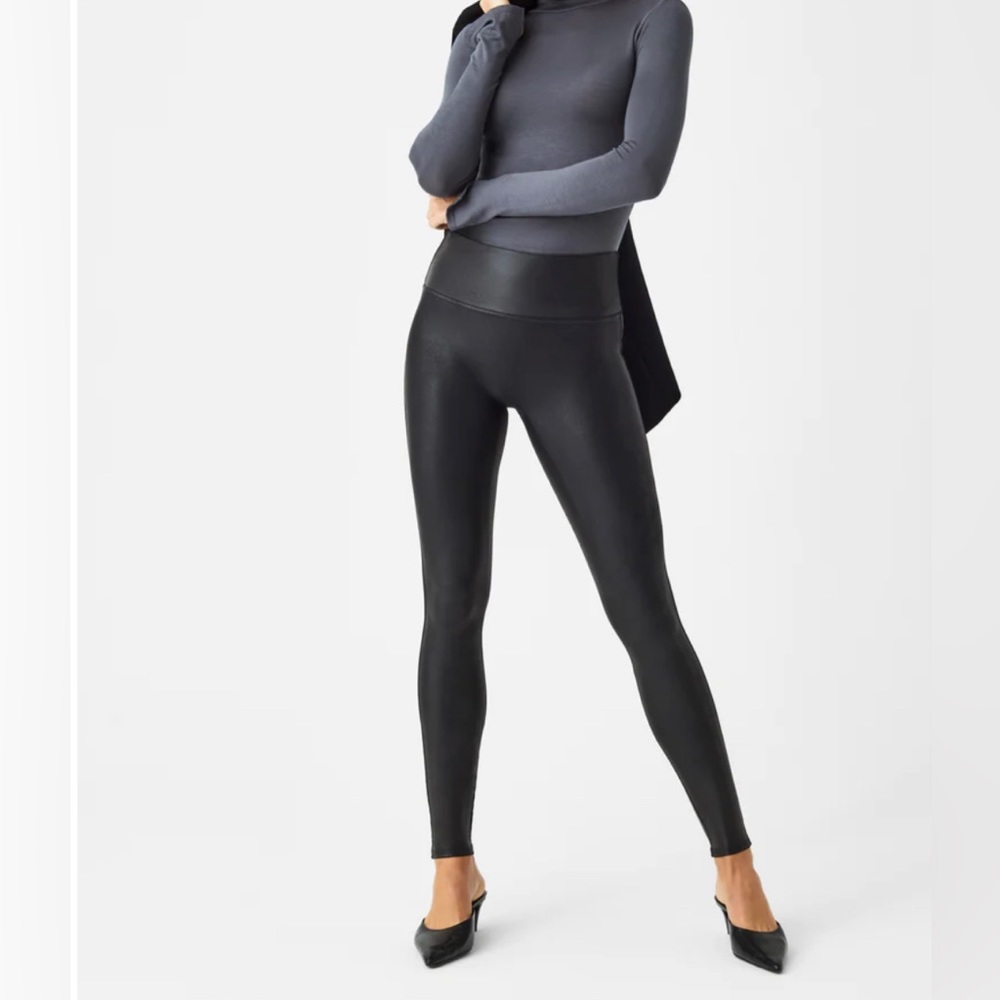 SPANX Faux Leather Leggings